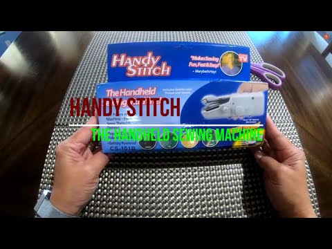 Handy Stitch The Handheld Sewing Machine...Step by Step Tutorial