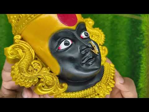 Ambabai Mahalakshmi Devi Mata Mukhota Mask Face video