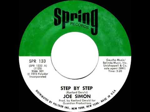 1973 HITS ARCHIVE: Step By Step - Joe Simon (mono 45)