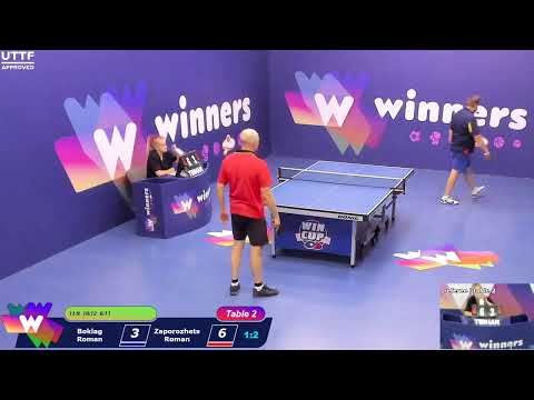 WINners CUP table 2  25.09 Boklag Roman - Zaporozhets Roman  21:00