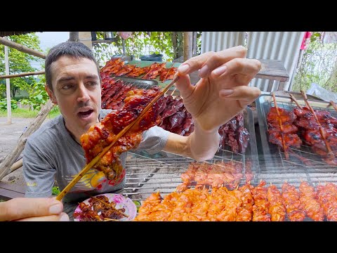 🇹🇭 39th Birthday Barbecue 🎉 Thai-Style Grilled Chicken in Mae Hia, Chiang Mai