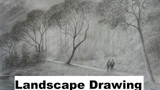 How to Draw Landscapes, The Graphite Powder Technique.