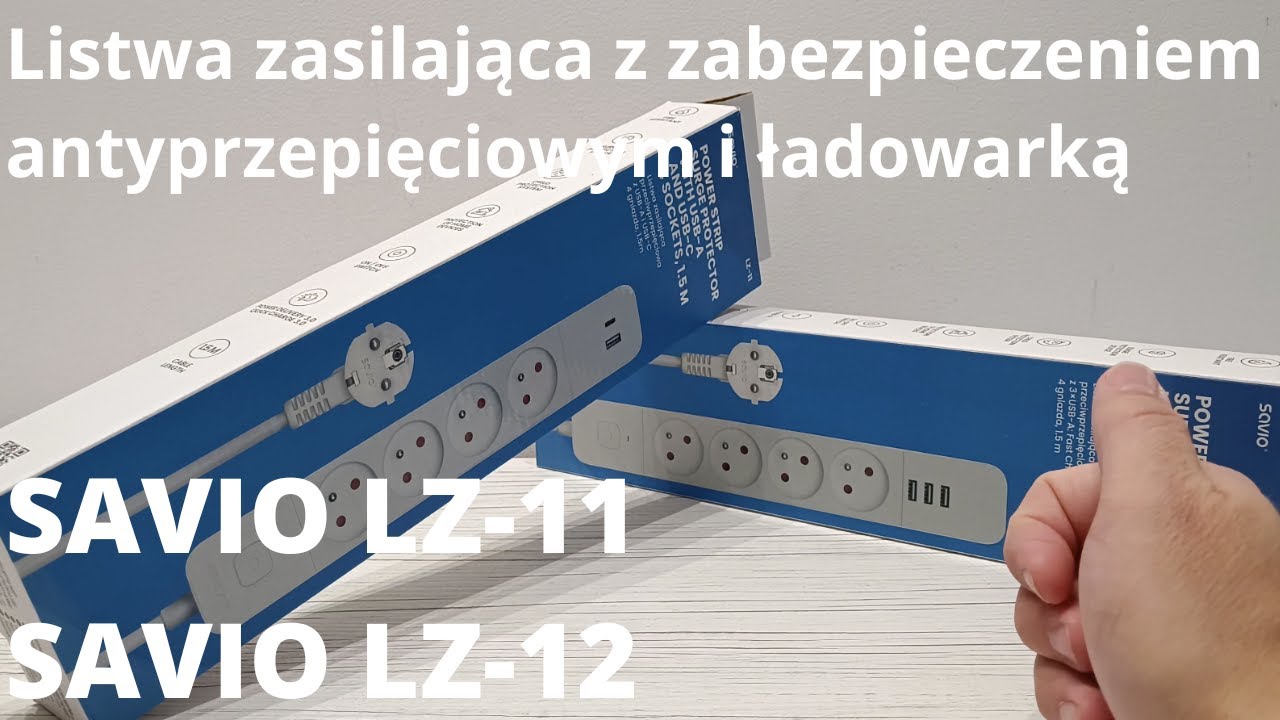 Listwa zasilająca 3xUSB-A, 1.5 m, LZ-12