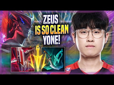 ZEUS IS SO CLEAN WITH YONE! - T1 Zeus Plays Yone TOP vs Gwen! | Season 2022