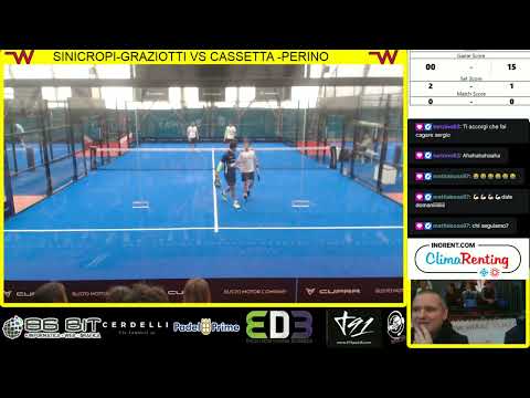 CASSETTA PERINO VS SINICROPI GRAZIOTTI WE PADEL OPEN 10.000