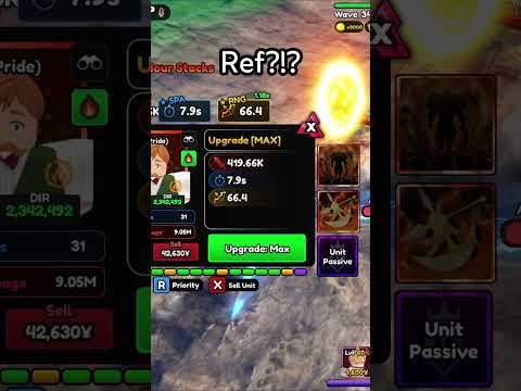 Best unit in Anime Vanguards. #animevanguards  #roblox #towerdefense #viralshortvideo #escanor