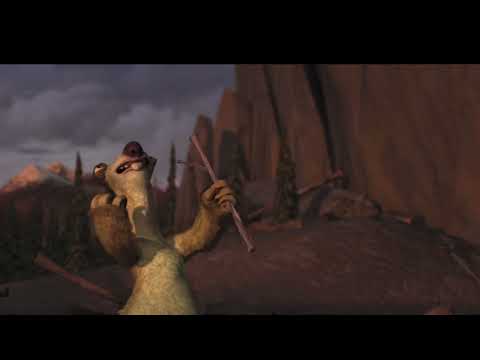 Ice Age - Beste Szene: Hochentwickeltes Gehirn + Stock