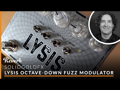 SolidGoldFX - LYSIS POLYPHONIC OCTAVE DOWN FUZZ MODULATOR image 3