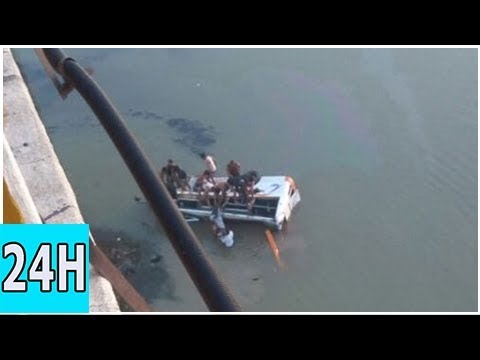 Rajasthan: 32 dead after bus falls off bridge into river