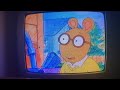 Closing To Arthur Gets Lost 1999 VHS