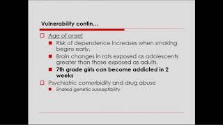 Smoking Cessation 2019