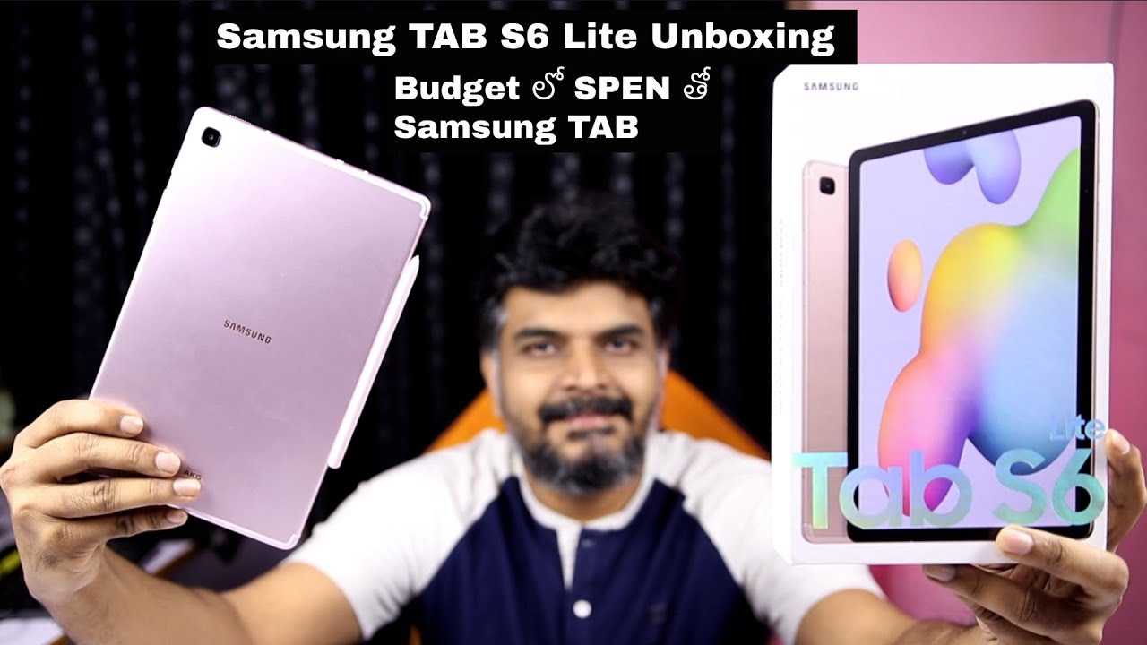 Samsung Galaxy TAB S6 Lite Unboxing & initial impressions ll in Telugu ll