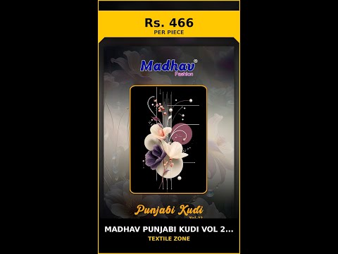 Madhav Punjabi Kudi Vol 22 - Stitched Suits – product video thumbnail