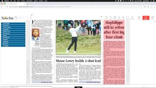 News-Sun ePaper Navigation