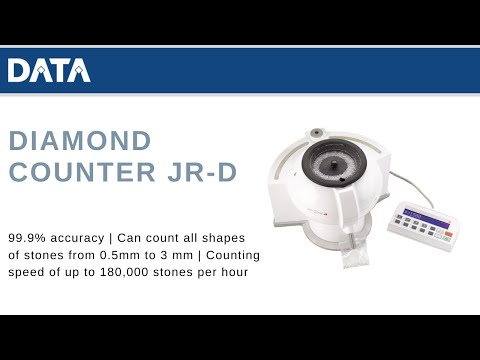 JR-D Diamond Counter | Counting speed: up to 180,000 stones per hour