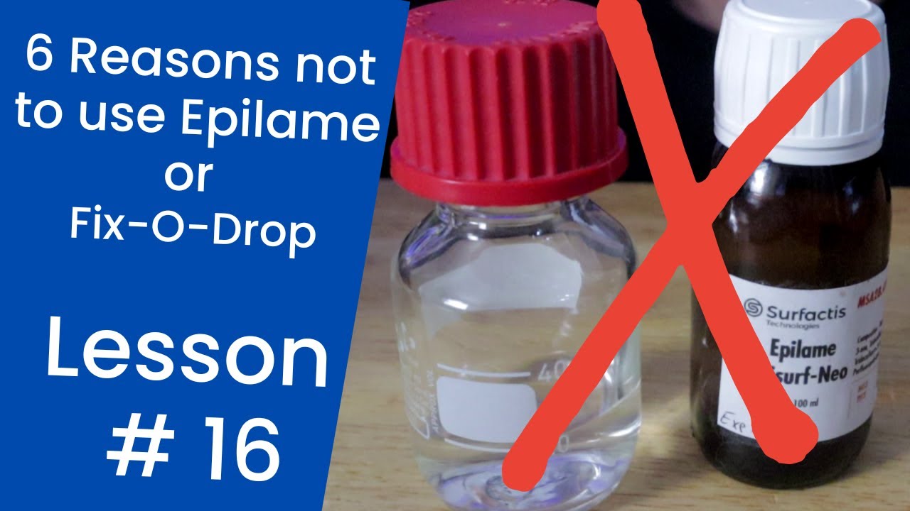 Lesson 16: Do THIS Before Using Epilame / Fix-o-Drop