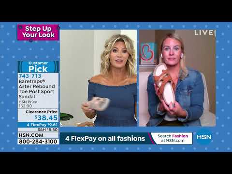 Baretraps Aster Rebound Toe Post Sport Sandal