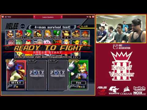 Yakal vs. RK - Melee Losers Quarters - Kings of Vancouver III
