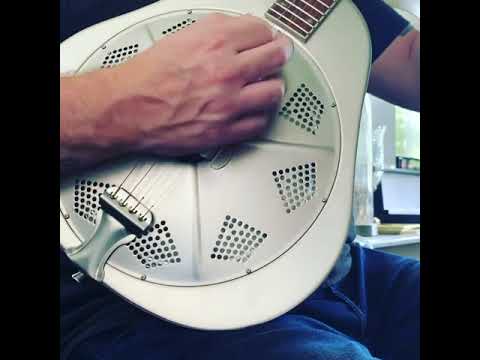 Royall Teardrop Tenor Singlecone Brass Body Resonator Bright Mirror Nickel Finish image 9