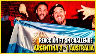 REACCIONANDO al ARGENTINA 2 - 1 AUSTRALIA *EMOCIONANTE* REACCIONANDO al ARGENTINA 2 - 1 AUSTRALIA *EMOCIONANTE*