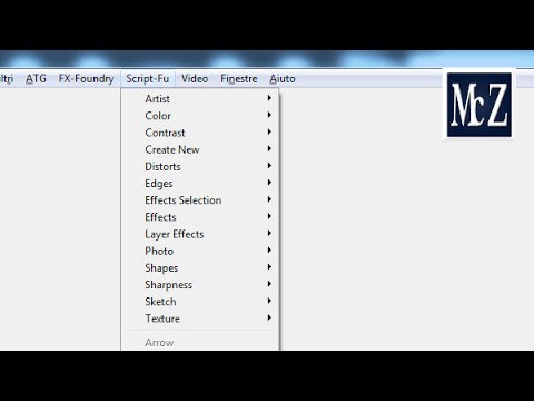 Speed Tutorial Gimp - Installare Script Fu Gimp 2.8 - How to install Script Fu gimp 2.8