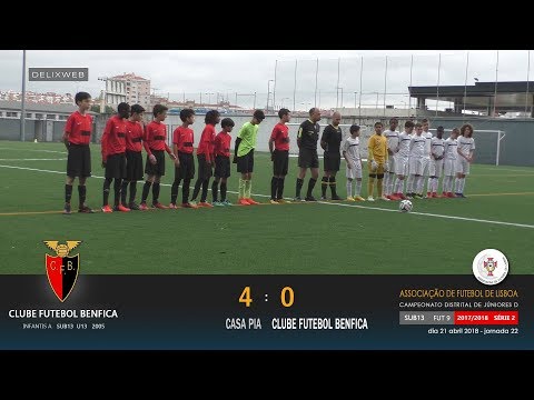 Casa Pia (4-0) Clube Futebol Benfica [FUT9 S13] J23