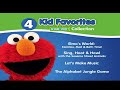 4 Time Kid Favorites Sesame Street Collection Dvd Menu