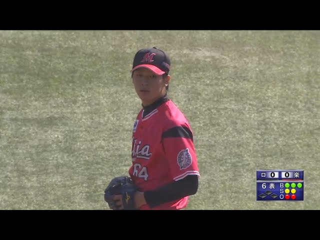 【6回表】マリーンズ・二木 鋭く落ちるフォークで無失点ピッチング!! 2017/5/20 M-E