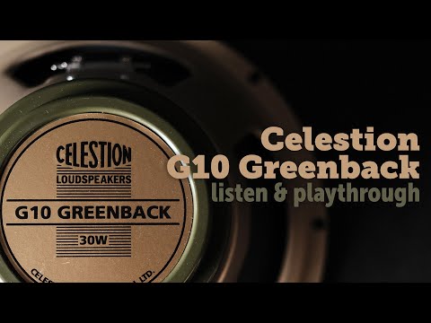 Celestion G10 greenback