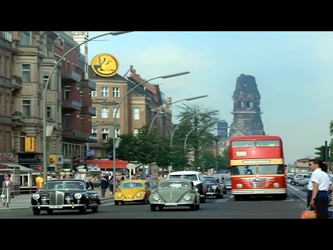 Berlin 1950s in Color [60fps, Remastered] w/ Sound Design