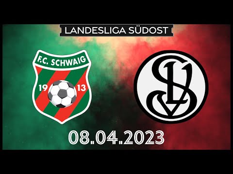 FC Schwaig vs. SpVgg Landshut 08.04.2023 Landesliga Südost 22/23
