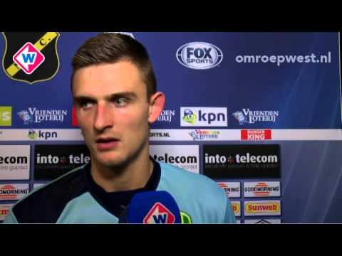 Interview ADO-speler Martin Hansen na NAC - ADO Den Haag