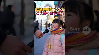 街頭インタビュー　＃AI ＃飲酒運転