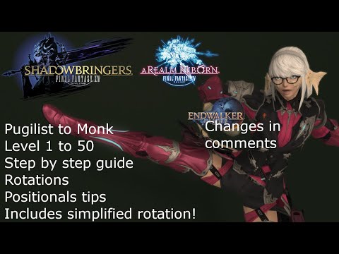 Final Fantasy 14 Shadowbringers Pugilist to Monk guide: Level 1 - 50 in detail