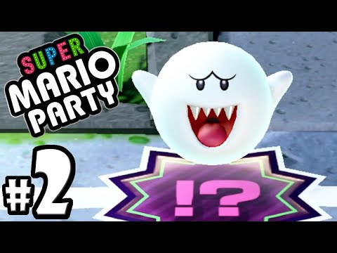 Super Mario Party - 2 Player - Boo’s Bad Luck - Nintendo Switch Gameplay Walkthrough PART 2