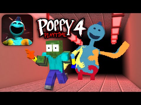 Minecraft mobs : Poppy Play Time Chapter 4 - Doey horror game