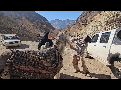 Aylin and Erfan’s illness during the cold winter days, while their father is not at home ❄️💔