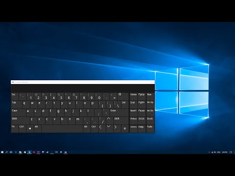 On Screen Keyboard In Windows 10  and Changing the Keyboard Language