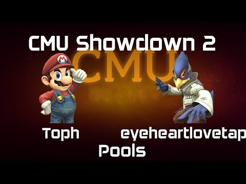 CMU Showdown 2 Pools  - Toph (Mario) vs. eyeheartlovetap (Falco)