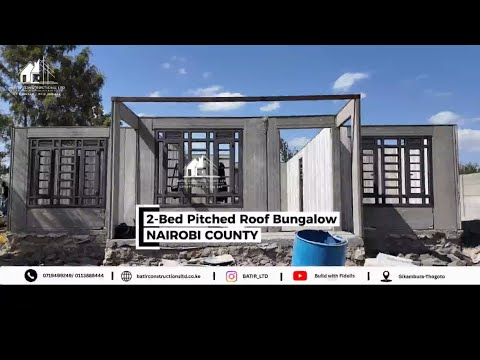 Modern 4 Bedroom Precast Home with DSQ in Nairobi County | Walling Phase Complete