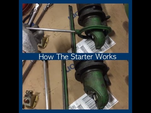 How a 1947 John Deere Starter Works