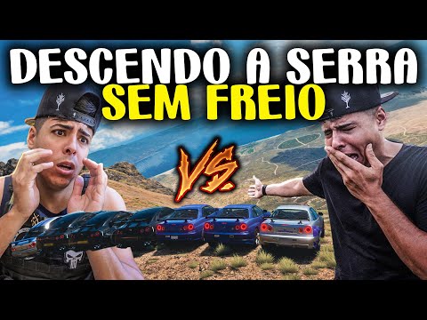 DESCENDO A SERRA SEM FREIO - RENATO GARCIA VS RENATO GARCIA - GTR R35 VS GTR R34 - FORZA HORIZON 5