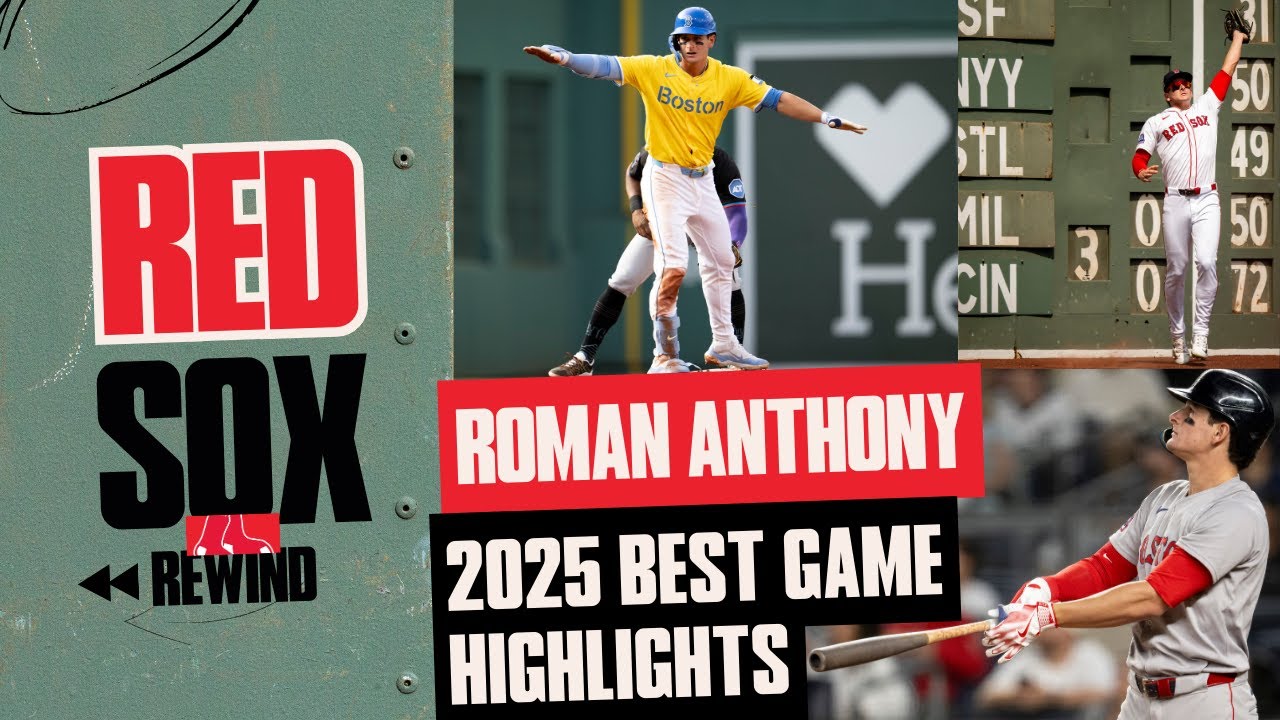 Roman Anthony's BEST Moments (2025 Season) | Red Sox Rewind