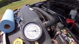 2009 hemi 1500 trx4 build part 4.  Fuel pressure test.