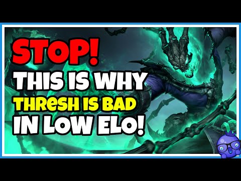 THIS is why you shouldn't play Thresh in 'Low ELO' - Support Coaching