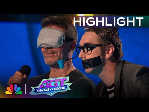 Tape Face brings Simon Cowell ON STAGE and hilarious chaos ensues! | AGT: Fantasy League 2024