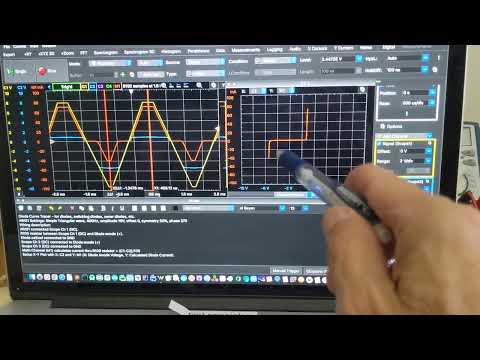 Zener diode curve tracing using Digilent tools
