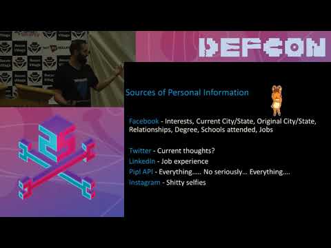 DEF CON 25 Recon Village - Anthony Russell - Building Google For Criminal Enterprises