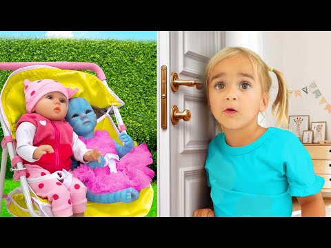 Alice takes care of Toy Babies