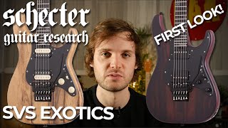 Video thumbnail for BRAND NEW! Schecter SVS Exotic Guitars | Overview & Demo by GAK